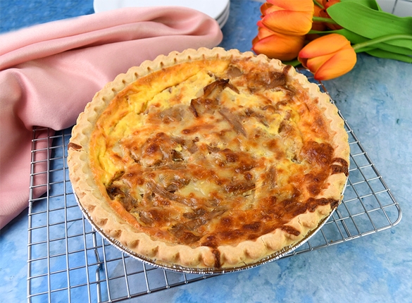 Quiche Lorraine (Cold Only) - Item # 949 - Dave's Fresh Marketplace Catering RI